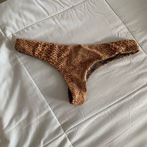 Acacia Swimwear Snake Print Bottom!